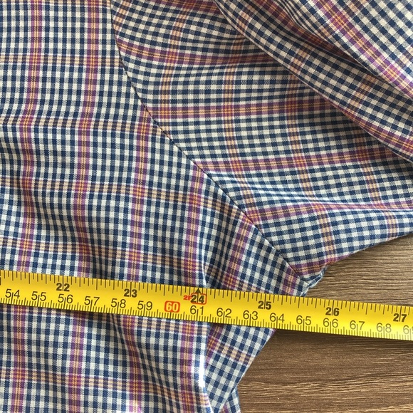 Vintage 1990s Saddlebrook Wrangler Style Western Wear Button Up Plaid Shirt XL - Picture 6 of 9